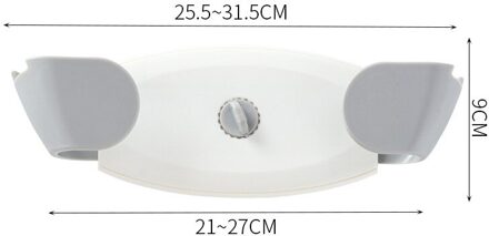 Multifunctionele Verstelbare Pot Cover Rack Keuken Punch Gratis Wandmontage Snijplank Opbergrek Deksel Organizer Pan Plank grijs