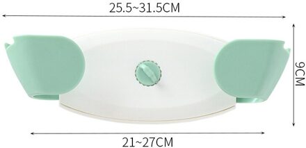 Multifunctionele Verstelbare Pot Cover Rack Keuken Punch Gratis Wandmontage Snijplank Opbergrek Deksel Organizer Pan Plank groen