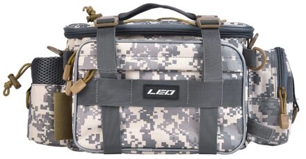 Multifunctionele Visgerei Zak Outdoor Sport Enkele Schouder Tas Crossbody Bag Taille Pack Vissen Lokt Tackle Gear Bag camouflage
