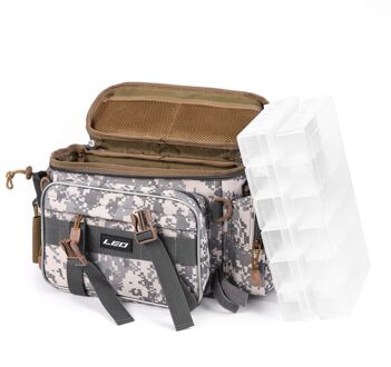 Multifunctionele Visgerei Zak Outdoor Sport Enkele Schouder Tas Crossbody Bag Taille Pack Vissen Lokt Tackle Gear Bag camouflage