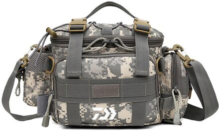 Multifunctionele Vissen Zakken 1000D Waterdichte Reel Lokken Taille Verpakking Messenger Pole Outdoor Schouder Vissen Tas Karper Pakken GeziHui