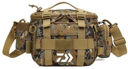 Multifunctionele Vissen Zakken 1000D Waterdichte Reel Lokken Taille Verpakking Messenger Pole Outdoor Schouder Vissen Tas Karper Pakken GeziLv