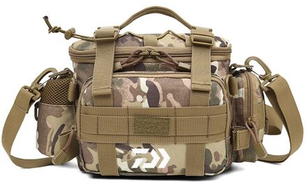 Multifunctionele Vissen Zakken 1000D Waterdichte Reel Lokken Taille Verpakking Messenger Pole Outdoor Schouder Vissen Tas Karper Pakken MicaiHuang