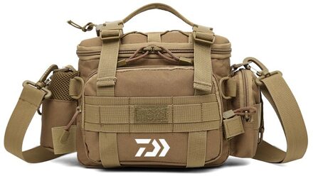 Multifunctionele Vissen Zakken 1000D Waterdichte Reel Lokken Taille Verpakking Messenger Pole Outdoor Schouder Vissen Tas Karper Pakken ZongSe