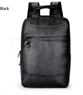 Multifunctionele Zakelijke Leer Mode Rugzak Toevallige Reizen Tiener Vintage Laptop Rugzakken Waterdichte Tassen Voor Mannen