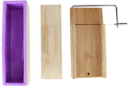 Multifunctionele Zeep Mold Verstelbare Hand-Made Zeep Maker Diy Craft Snijgereedschap Voor Zeep Cutter Draad Snijmachine Paars type 1