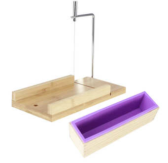 Multifunctionele Zeep Mold Verstelbare Hand-Made Zeep Maker Diy Craft Snijgereedschap Voor Zeep Cutter Draad Snijmachine Paars type 2