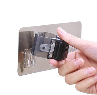 Multifunctionele Zelfklevende Naadloze Zelfklevende Mop Rack Keuken Bezem Wandmontage Keuken Haken Badkamer Haken 01