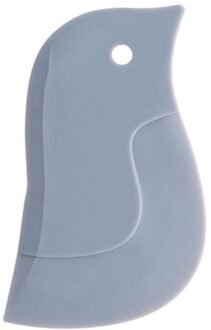 Multifunctionele Zuigmond Schraper Schrapen Olie Spatel Plaat Schraper Keuken Bakken Cleaning Tools Donkergrijs