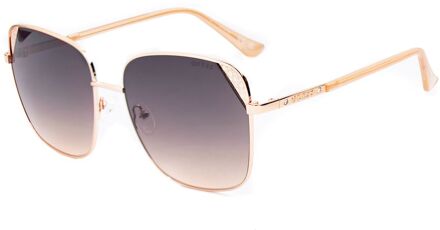 Multikleuren Metalen Zonnebril Veelkleurig