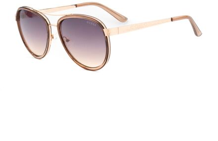 Multikleurige Metalen Zonnebril Veelkleurig - One Size