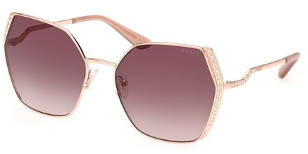 Multikleurige Metalen Zonnebril Veelkleurig