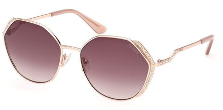 Multikleurige Metalen Zonnebril Veelkleurig