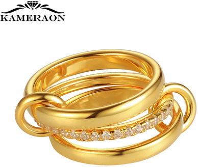 Multilayer Stack 925 Sterling Silver Women's Ring Designer Rings Women High Quality Shiny Zircon 2019 NEW Stylish Fine jewelry