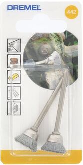 Multipack Staalborstel kommodel - 2 stuks - 442