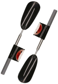 Multipak van 2x stuks grijze uitschuifbare schoenlepel