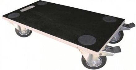 Multiplex Verhuisplaat | 58x30cm | 400kg Capaciteit | 95mm Rubber-stalen Wielen | FSC 100% - DIG801