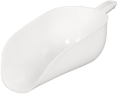 Multipurpose Duurzaam Plastic Schop Feed Scoop Voor Pet Food Ijs Ingrediënten wit