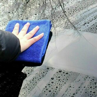 Multipurpose Microfiber Handdoek Auto Veeg Kleren Schoonmaken Wassen Huishoudelijke Schoonmaakmiddelen Poetsdoeken Blauw