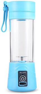 Multipurpose Opladen Juicer Extractor Modus Draagbare Kleine Huishoudelijke Blender Usb Low Noise Ei Garde/Juicer/Voedsel Sharp Cut mixer blauw