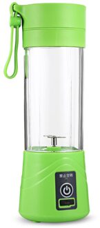 Multipurpose Opladen Juicer Extractor Modus Draagbare Kleine Huishoudelijke Blender Usb Low Noise Ei Garde/Juicer/Voedsel Sharp Cut mixer groen