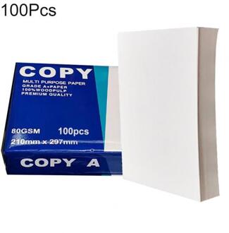 Multipurpose Papier 100Pcs Multifunctionele Ambachten Arts Printer A4 Kopieerpapier Kantoor Schoolbenodigdheden