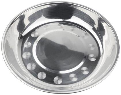 Multipurpose Soep Schotel Stalen Ronde Platte Plaat Plat Cake Metalen Groenten Delicate Metalen Fruitschaal Diepe Plaat Del T4P0