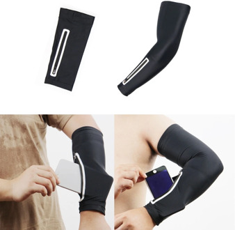 Multipurpose Sports Unisex Short/Long Armband Wrist Bag Arm Warmer for Mobile Phone Storage Stretch Arm Bag Running