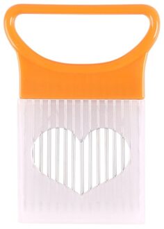 Multipurpose Ui Slicer Tool Met Bescherming Cover Assistent Snijden Ui Insert Apparaat Handleiding Groente Chopper Snijden T8NE oranje