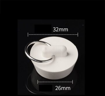 Multisize Rubber Water Stopper Badkamer Vloer Afdruiprek Plug Bad Wastafel Wasserette Badkamer Wastafel Bad Drains Keuken Benodigdheden for 28-31.5mm