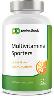 Multivitamine Sporters - 75 Tabletten - PerfectBody.nl