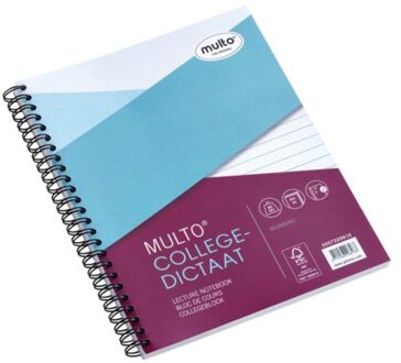 Multo Collegedictaat Multo 17R gelinieerd 80gr 80vel