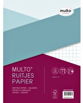 Multo Interieur Multo A4 23-rings ruit 10mm 50vel