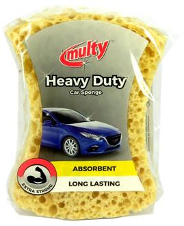 Multy Heavy Duty autospons 19x14x6cm Geel