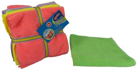 Multy microvezeldoeken 30x30cm pak a 8st verschillende