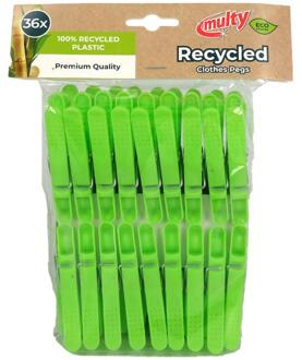 Multy Wasknijperset 36-delig Gerecycled Plastic groen