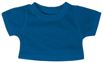 Mumbles Katoenen effen teddy t-shirt Blauw - S
