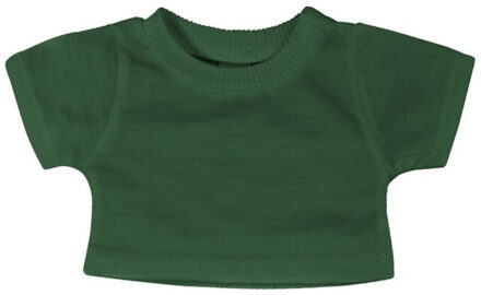 Mumbles Katoenen effen teddy t-shirt Groen - M