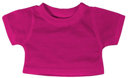 Mumbles Katoenen effen teddy t-shirt Roze - M