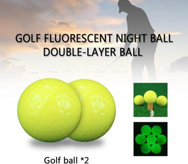 Mumian 2 Stuks Professionele Golf Tl Night Bal Double-Layer Bal Voor Match Of Praktijk Spelen