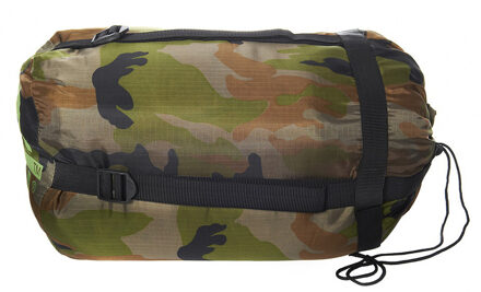 Mummie slaapzak - 1 persoons - camouflage print - 230 x 80 cm