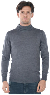 Munch B Sweater Pullover Daniele Alessandrini , Gray , Heren - 2Xl,L,M,S