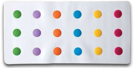 Munchkin Dandy Dots Bad Mat - Anti-Slip Mat voor in Bad Wit