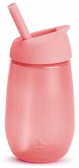 Munchkin Simple Clean Straw beker - Rietjesbeker Roze