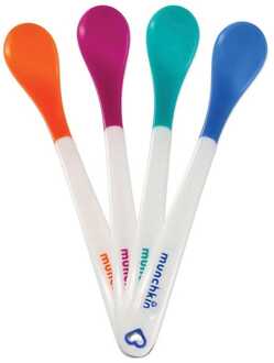 Munchkin White Hot Safety Spoons - 4 Warmtegevoelige Lepels Multikleur