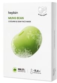 Mung Bean Cooling & Slim Face Mask Set 20ml x 10 sheets