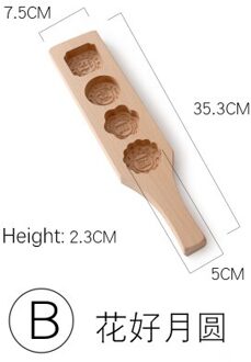 Mung Bonen Taart Ijs Huid Mid-Autumn Maan Cakevorm Huishoudelijke Hand-Drukken Bakken Tools Dessert Hand mold