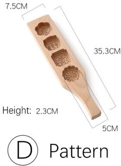 Mung Bonen Taart Ijs Huid Mid-Autumn Maan Cakevorm Huishoudelijke Hand-Drukken Bakken Tools Dessert Hand mold