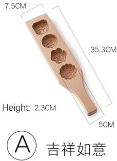 Mung Bonen Taart Ijs Huid Mid-Autumn Maan Cakevorm Huishoudelijke Hand-Drukken Bakken Tools Dessert Hand mold