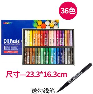 Mungyo Artist' Zachte Pastel 24/36/48 Kleuren Olie Pastel Ronde Vorm Zacht Krijt Artiest Student Graffiti Schilderij Tekening MOP-36